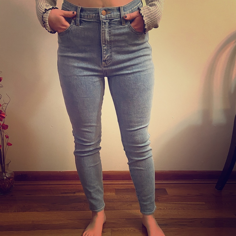 High-Waisted Skinny Jeans